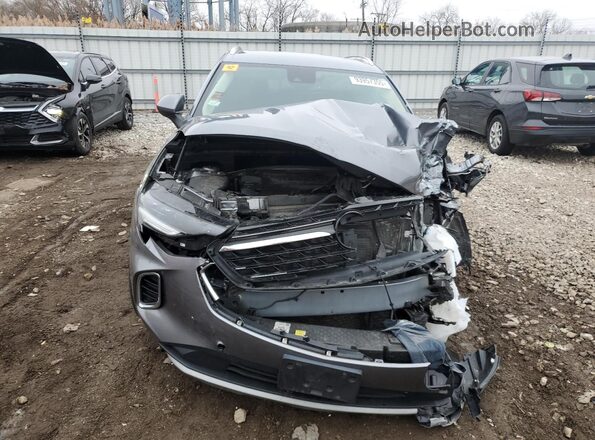 LRBAZLR43MD047442 2021 BUICK ENVISION Gray Front view