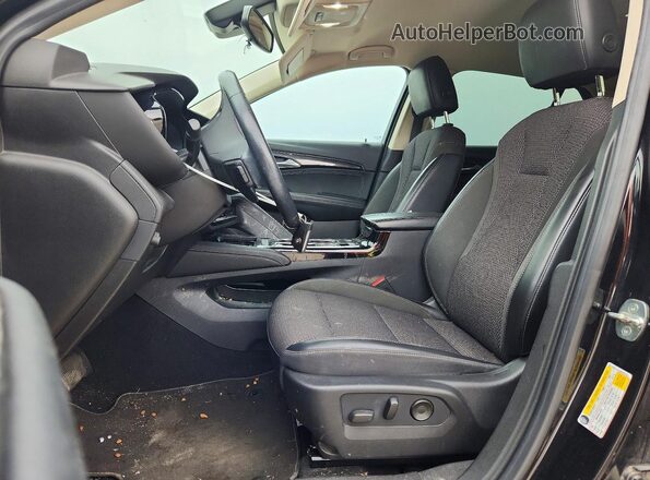 LRBAZLR44MD097251 2021 BUICK ENVISION Charcoal Front interior view