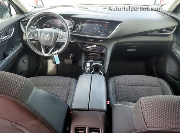LRBAZLR45MD107933 2021 BUICK ENVISION Red Widok deski rozdzielczej