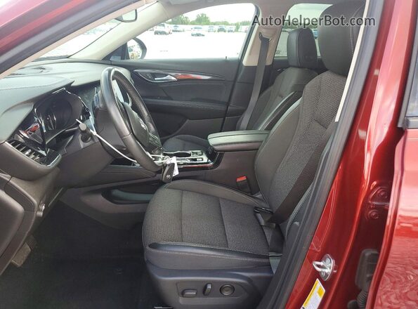 LRBAZLR45MD107933 2021 BUICK ENVISION Red Widok wnętrza z przodu