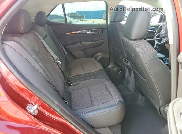 LRBAZLR45MD107933 2021 BUICK ENVISION Red Widok tylnych siedzeń