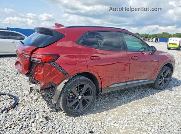LRBAZLR45MD107933 2021 BUICK ENVISION Red Tył prawy