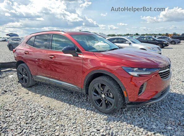 LRBAZLR45MD107933 2021 BUICK ENVISION Red Przód prawy