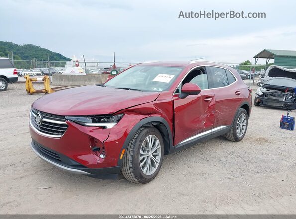 LRBAZLR46PD120646 2023 BUICK ENVISION Red Przód lewy