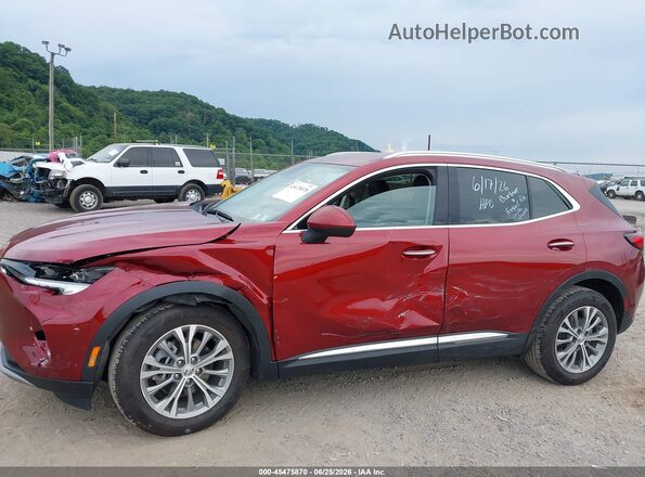 LRBAZLR46PD120646 2023 BUICK ENVISION Red Widok z przodu