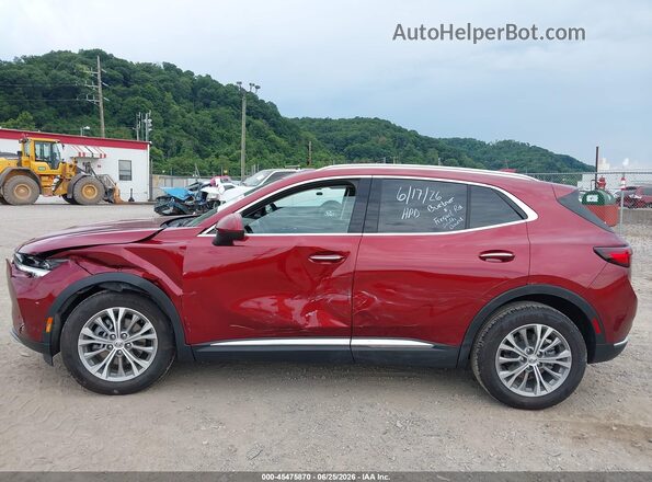 LRBAZLR46PD120646 2023 BUICK ENVISION Red Widok wnętrza 360 stopni