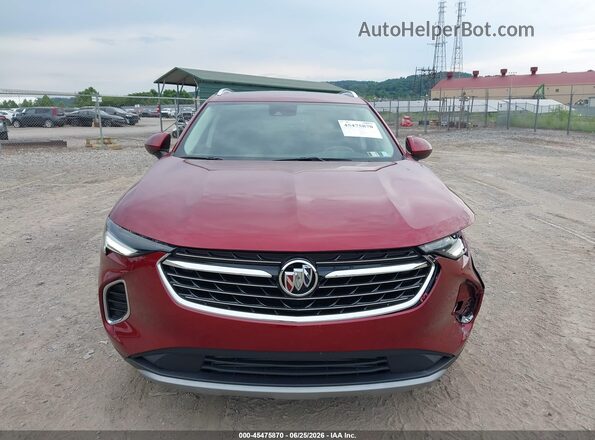 LRBAZLR46PD120646 2023 BUICK ENVISION Red Widok zestawu wskaźników