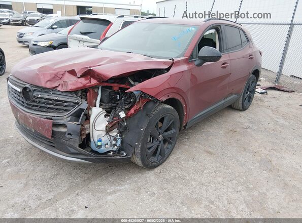 LRBAZLR49PD017186 2023 BUICK ENVISION Red Vista tres cuartos delantera izquierda