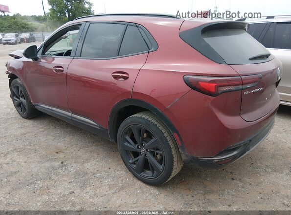 LRBAZLR49PD017186 2023 BUICK ENVISION Red Trasero izquierdo