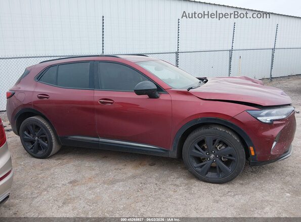 LRBAZLR49PD017186 2023 BUICK ENVISION Red Vista interior de 360 grados