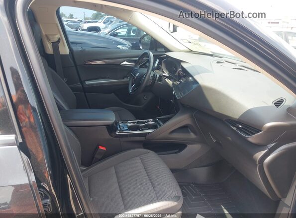 LRBAZLR4XND021163 2022 BUICK ENVISION Black წინა სალონის ხედი