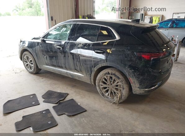 LRBAZLR4XND141528 2022 BUICK ENVISION Black Задня ліва чверть