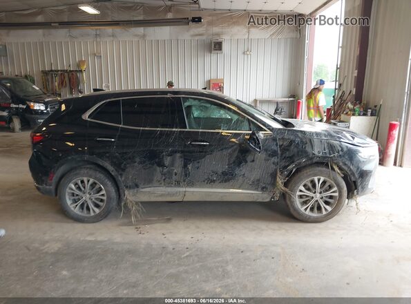 LRBAZLR4XND141528 2022 BUICK ENVISION Black Вид задньої частини салону