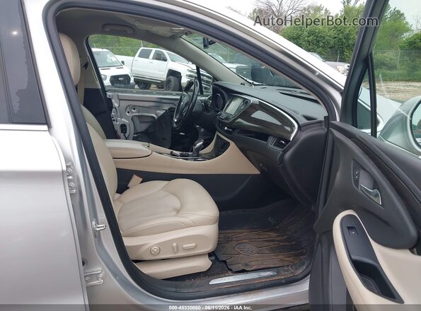 LRBFX1SA2KD003543 2019 BUICK ENVISION Silver Front interior view