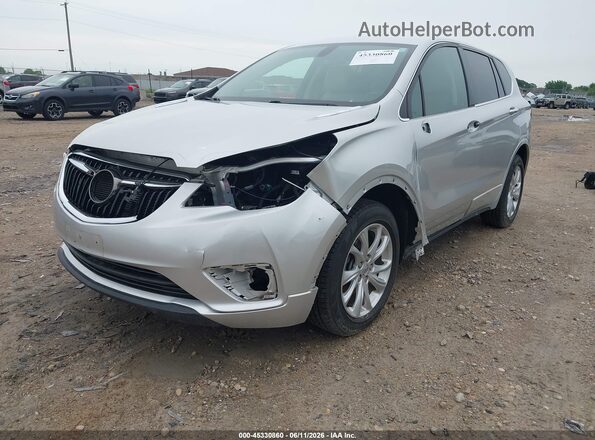 LRBFX1SA2KD003543 2019 BUICK ENVISION Silver Front view
