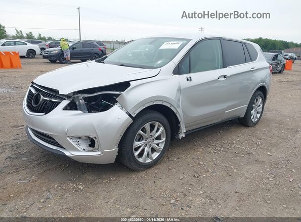 LRBFX1SA2KD003543 2019 BUICK ENVISION Silver Front left