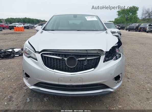 LRBFX1SA2KD003543 2019 BUICK ENVISION Silver Rear interior view