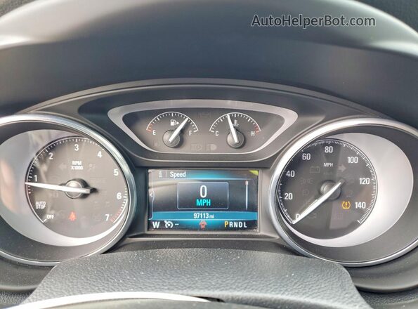 LRBFX1SA2KD146881 2019 BUICK ENVISION Black Սարքավորումների վահանակի տեսք