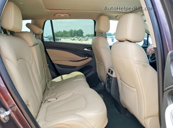 LRBFX1SA3JD006028 2018 BUICK ENVISION Purple Rear interior view