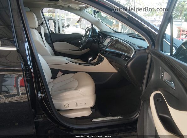 LRBFX1SA4KD124980 2019 BUICK ENVISION Black Front interior view