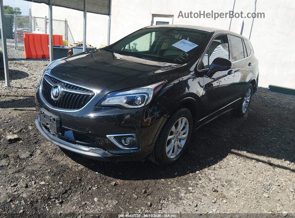 LRBFX1SA4KD124980 2019 BUICK ENVISION Black Front left