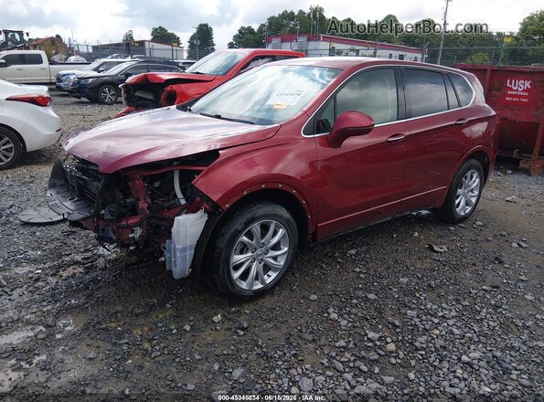 LRBFX1SA4LD061719 2020 BUICK ENVISION Red Przód lewy