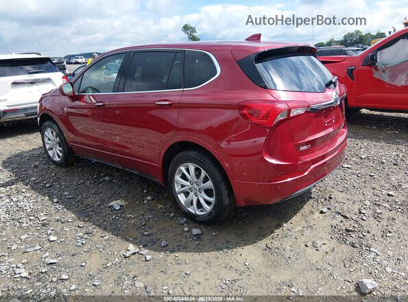 LRBFX1SA4LD061719 2020 BUICK ENVISION Red Tył lewy