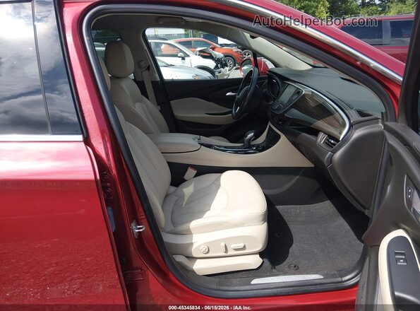 LRBFX1SA4LD061719 2020 BUICK ENVISION Red Widok wnętrza z przodu