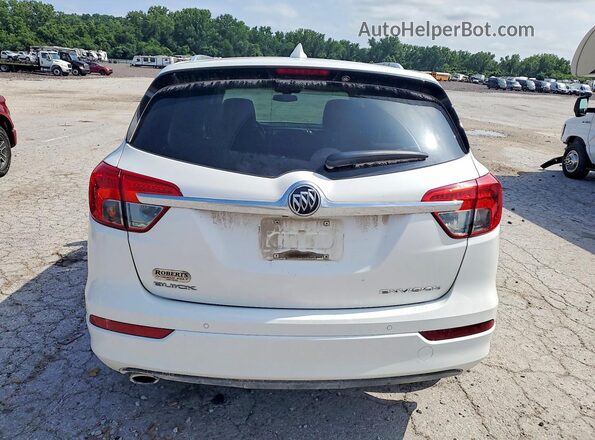 LRBFX1SA6JD024796 2018 BUICK ENVISION White უკანა ხედი
