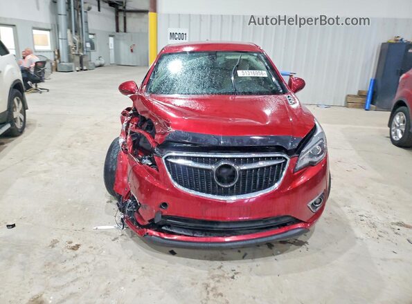 LRBFX1SA6KD025593 2019 BUICK ENVISION Burgundy Vista frontal