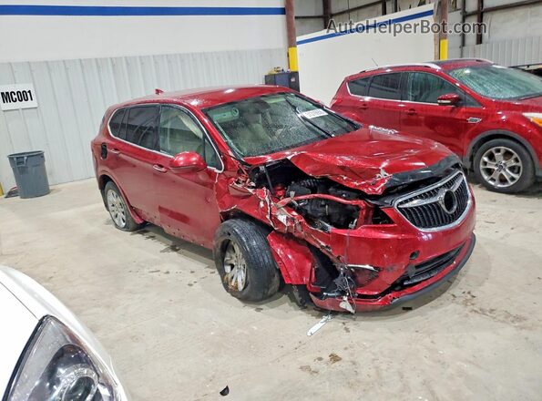 LRBFX1SA6KD025593 2019 BUICK ENVISION Burgundy Delantero derecho