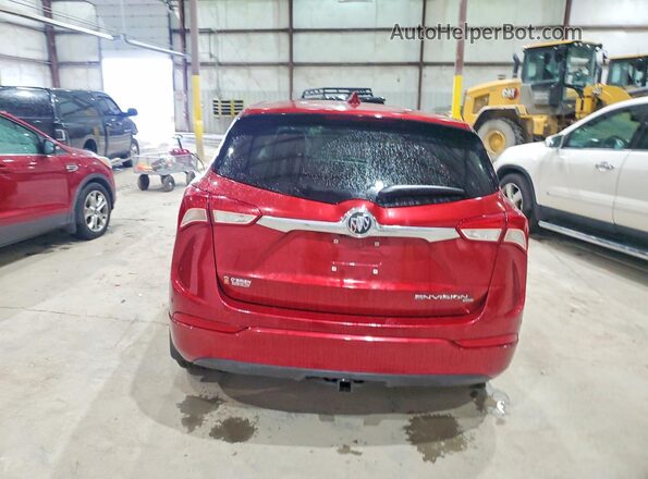 LRBFX1SA6KD025593 2019 BUICK ENVISION Burgundy Vista trasera