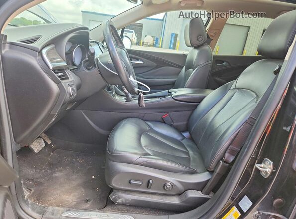LRBFX1SA7JD006937 2018 BUICK ENVISION Black Widok wnętrza z przodu