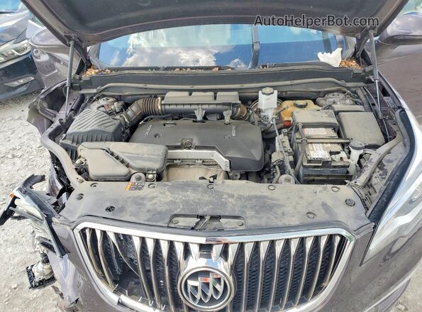 LRBFX1SA9JD008320 2018 BUICK ENVISION Purple Engine compartment view