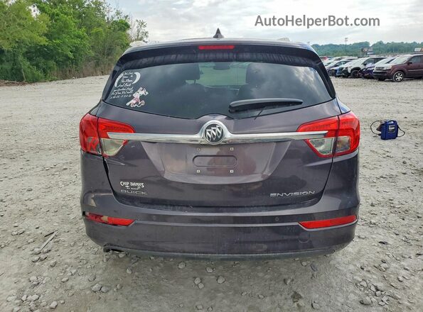 LRBFX1SA9JD008320 2018 BUICK ENVISION Purple Rear view