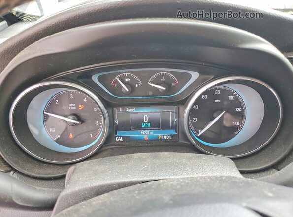 LRBFX1SA9JD008320 2018 BUICK ENVISION Purple Instrument cluster view