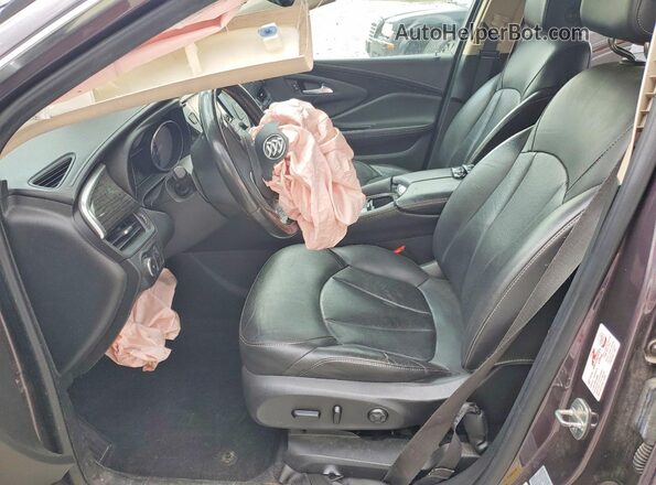 LRBFX1SA9JD008320 2018 BUICK ENVISION Purple Front interior view
