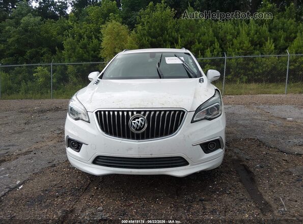 LRBFX1SAXJD082832 2018 BUICK ENVISION White Вид задньої частини салону