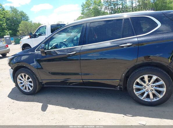 LRBFX2SA0KD019911 2019 BUICK ENVISION Black Widok wnętrza 360 stopni