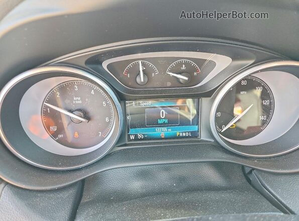 LRBFX2SA3KD008093 2019 BUICK ENVISION Black Instrument cluster view