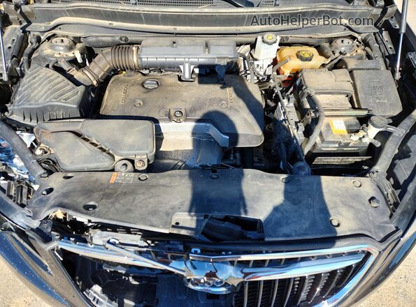 LRBFX2SA3KD008093 2019 BUICK ENVISION Black Engine compartment view