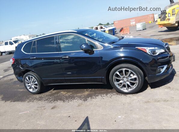 LRBFX2SA3LD164023 2020 BUICK ENVISION Blue Вид задньої частини салону
