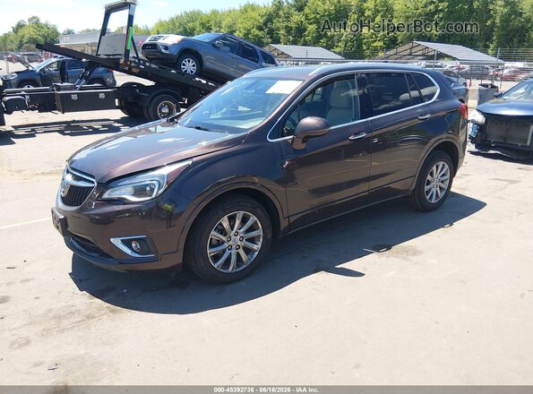 LRBFX2SA5LD079734 2020 BUICK ENVISION Brown Front left