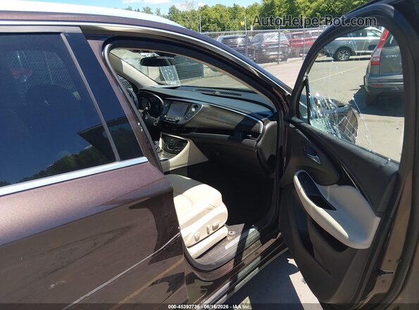 LRBFX2SA5LD079734 2020 BUICK ENVISION Brown Front interior view