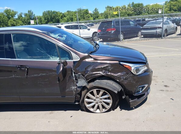 LRBFX2SA5LD079734 2020 BUICK ENVISION Brown Front view