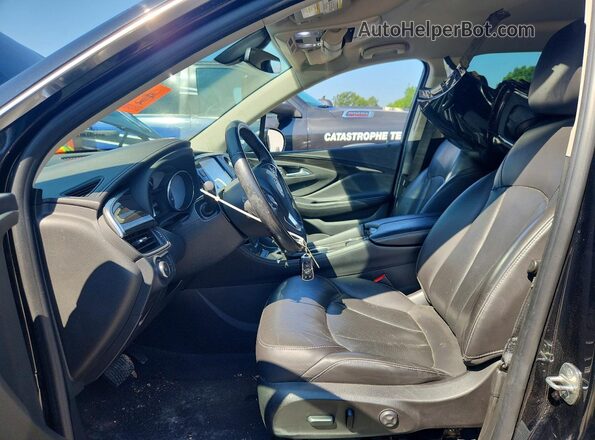 LRBFX2SA6KD064450 2019 BUICK ENVISION Black Front interior view