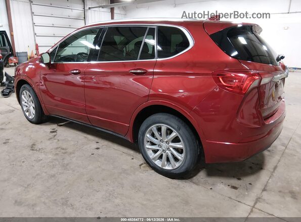 LRBFX2SA8LD088427 2020 BUICK ENVISION Red Задня ліва чверть