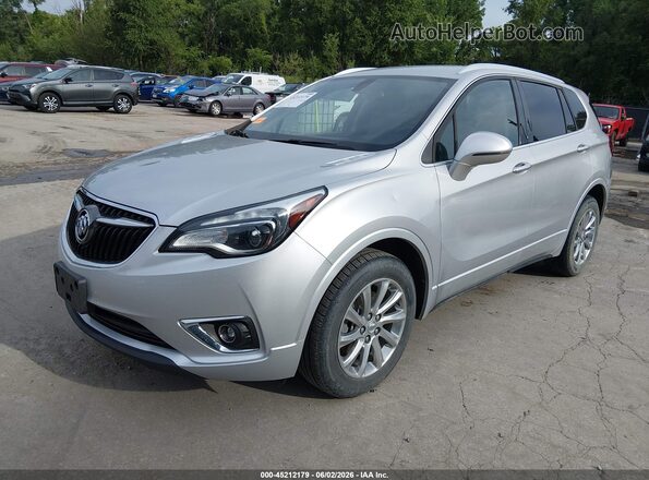 LRBFX2SA9KD004503 2019 BUICK ENVISION Silver Front left