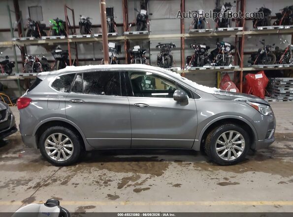 LRBFX2SAXKD042192 2019 BUICK ENVISION Gray Vista interior trasera