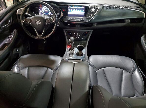 LRBFX3SX2KD141793 2019 BUICK ENVISION Black Dashboard view
